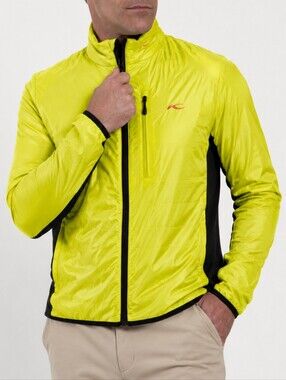 KJUS Reach Golf Jacket Size M Full Zip Insulated Quilted
